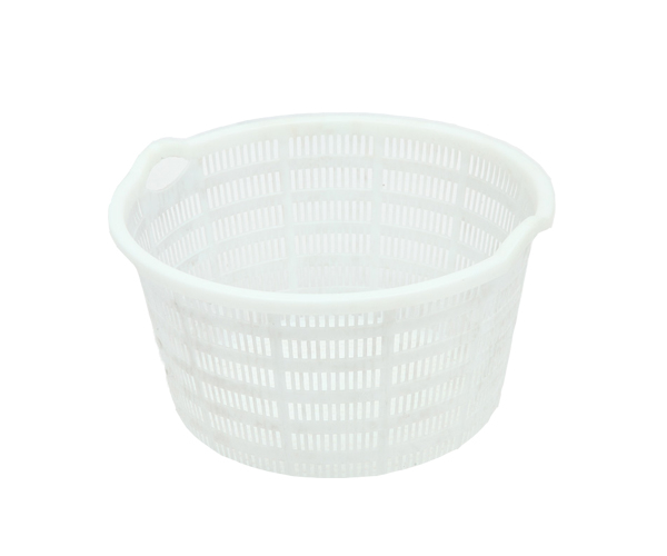 水果塑料筐加厚直銷(xiāo)白色圓筐小號(hào)西瓜筐瓜果籮塑料周轉(zhuǎn)箱收納盒